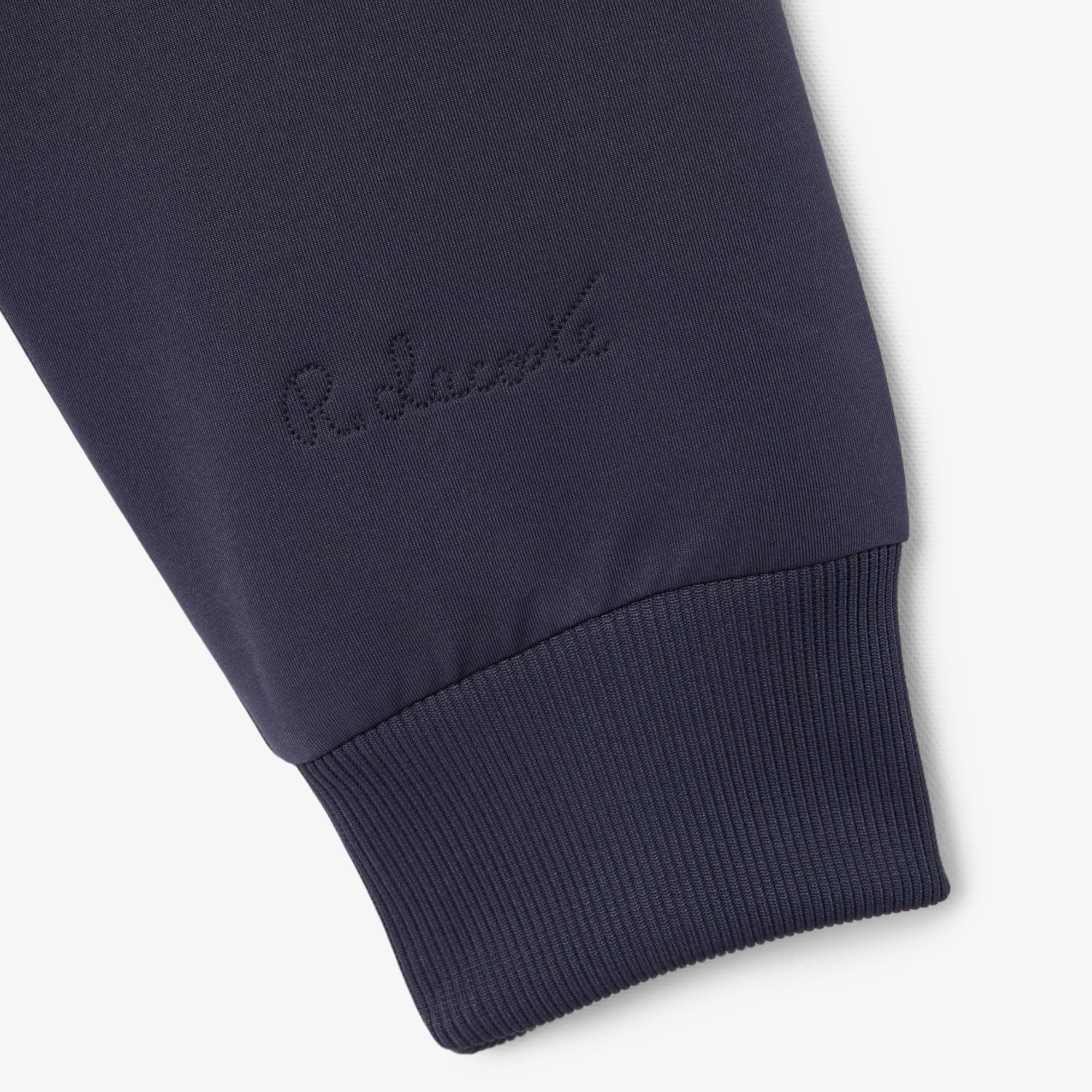 High Neck Embroidered Signature Jacket