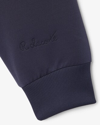 High Neck Embroidered Signature Jacket