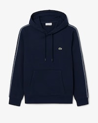 Logo Stripe Zipped Hoodie