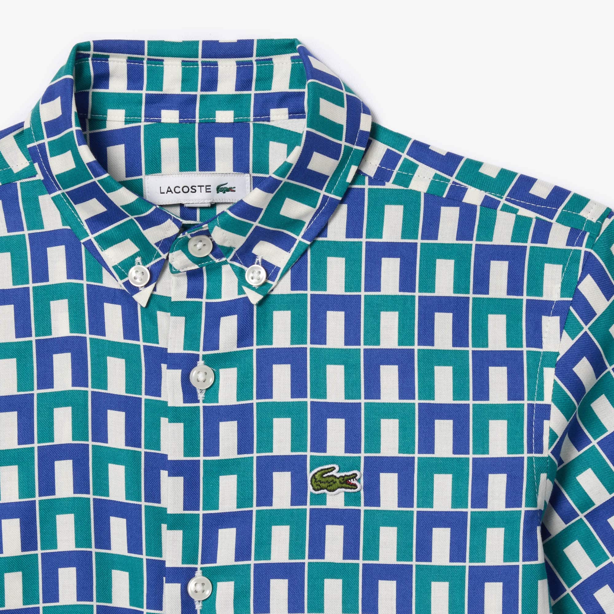 Kids' Short Sleeve Monogram Print Shirt - T-Shirts & Tops - New In