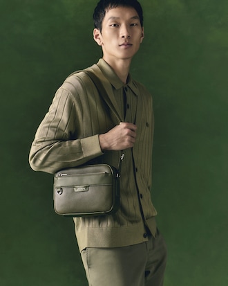 Ossian Leather Reporter Bag