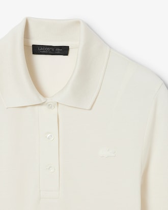 Runway Slim Fit Long Silk Sleeved Polo Shirt