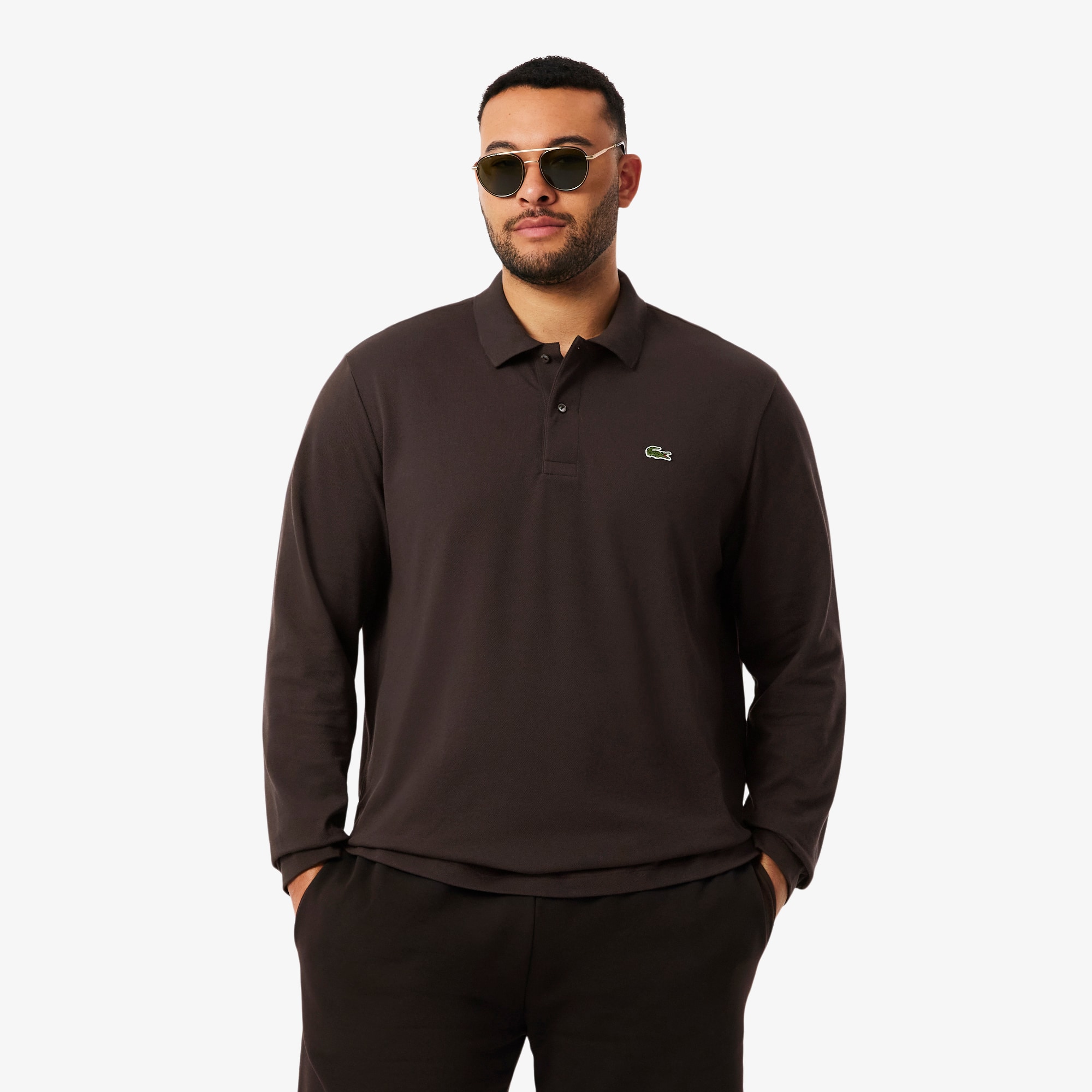 Men's Classic Fit Long Sleeve L.12.12 Polo - Polo Shirts - New In