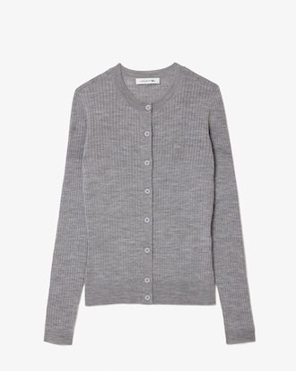 Women's Merino Wool 3D Knit Cardigan