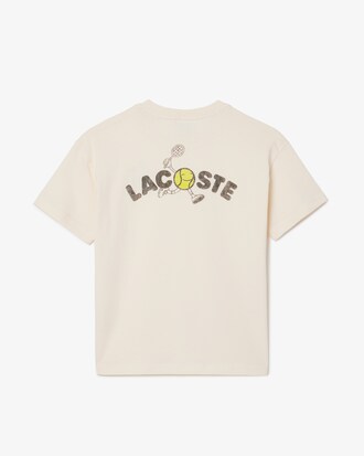 Kids' Tennis Ball Print Cotton T-Shirt