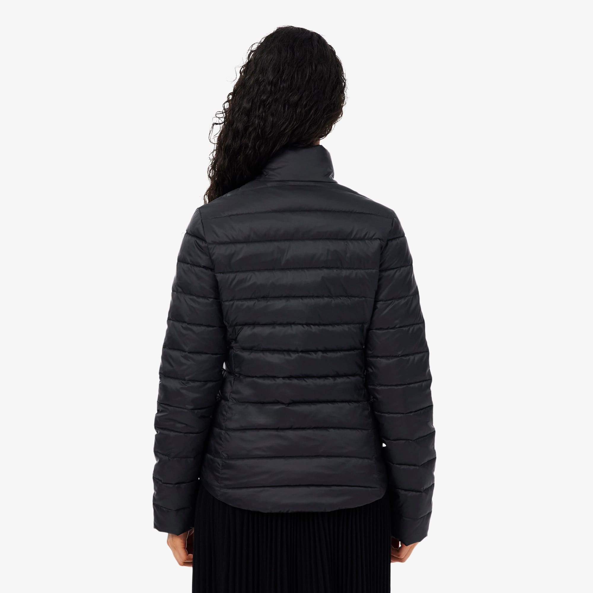 Water-Repellent Quilted Puffed Jacket