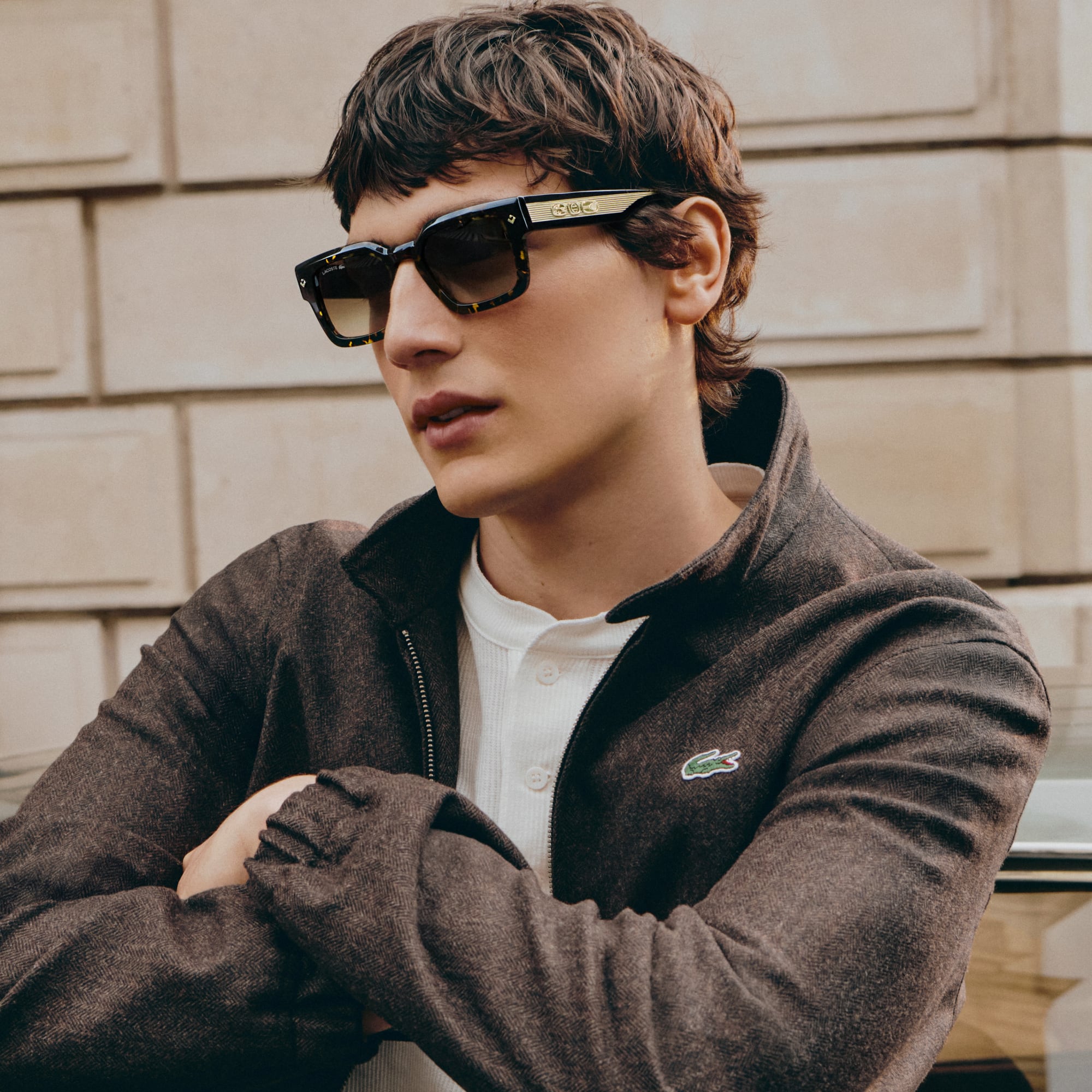 Icons Acetate Rectangle Glasses - Sunglasses - New In 2026 | Lacoste