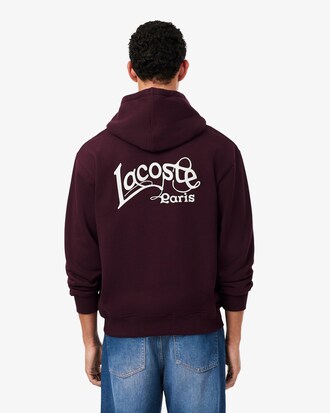 Sweatshirt &agrave; capuche marquages brod&eacute;s