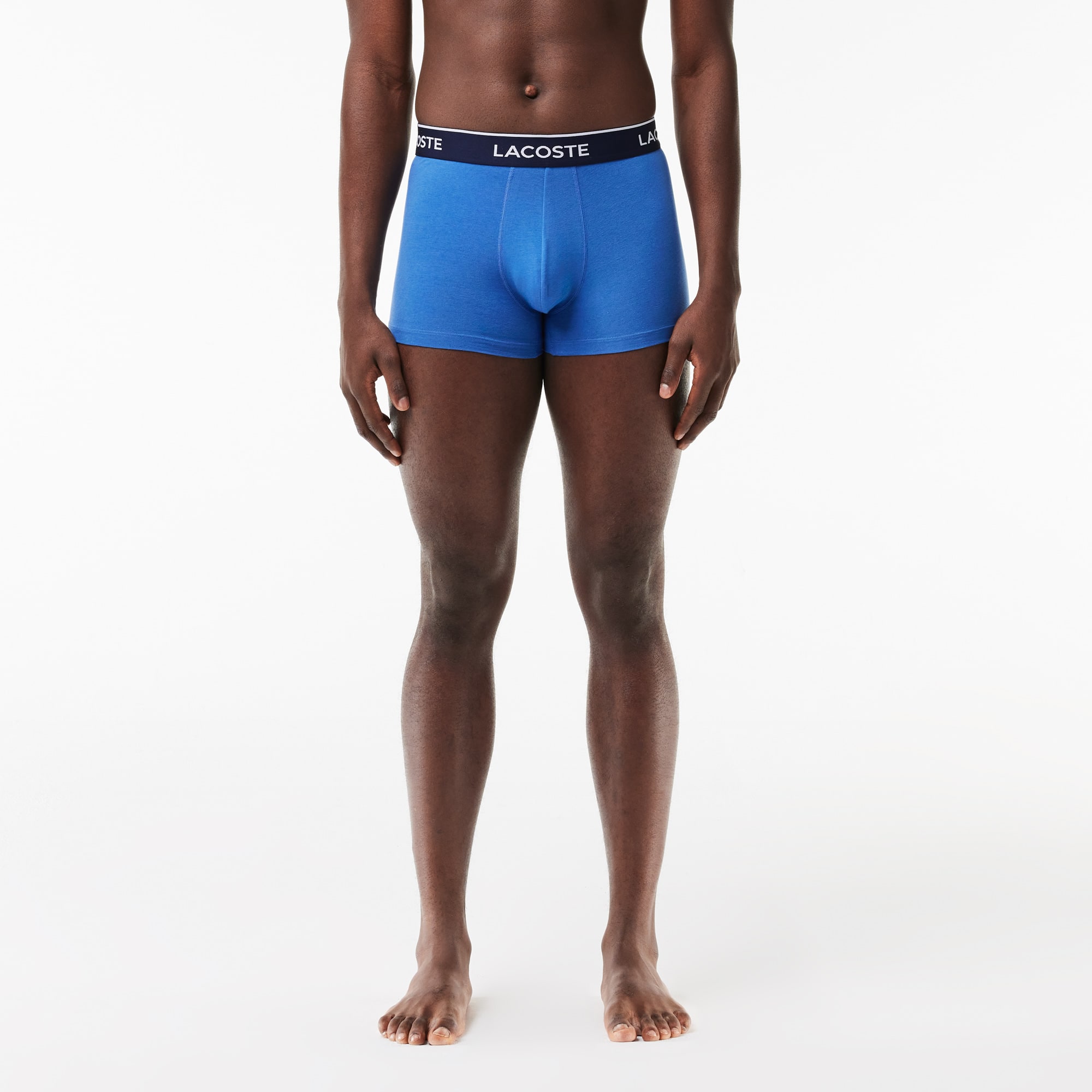 トランクス Lacoste Underwear 3-Pack Drose Briefs 5H2083-NUA Lacoste Men's Cotton Stretch Essentials Boxer Briefs, 3-Pack