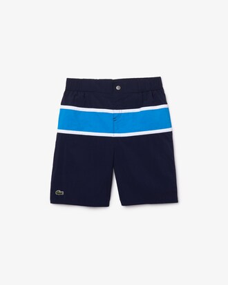 Kids' Long Colorblock Swimming Trunks