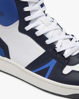 Men's L001 Mid Contrasted Leather Sneakers