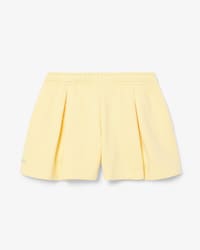 Women's Pleated Fleece Shorts