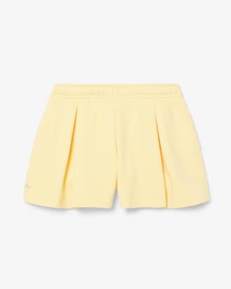 Women's Pleated Fleece Shorts