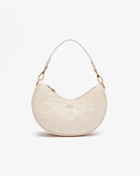 Women's Maheki Embossed Leather Half Moon Bag