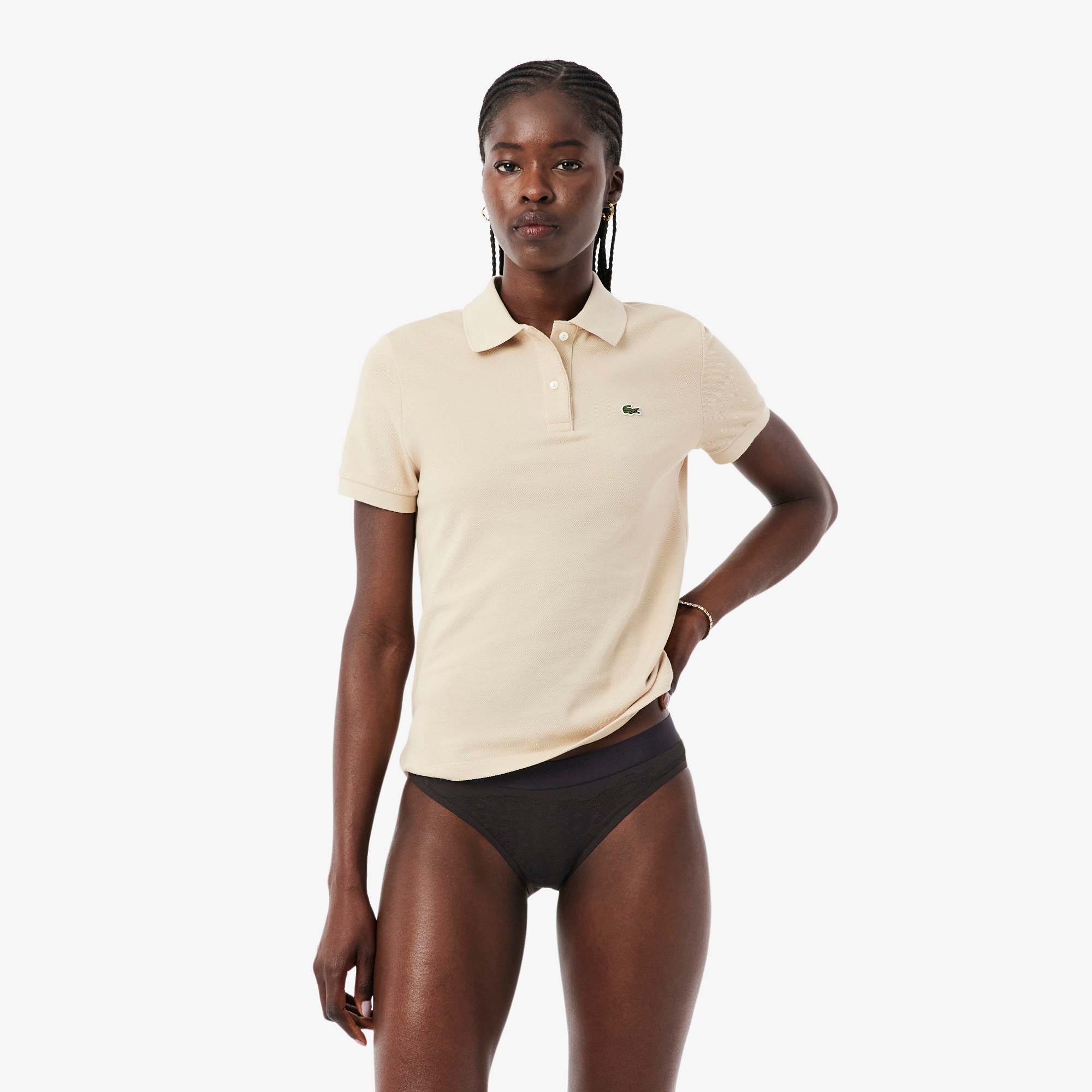 Lacoste Branded Waist Mesh Briefs