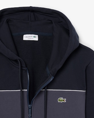 Colorblock Zipped Hoodie