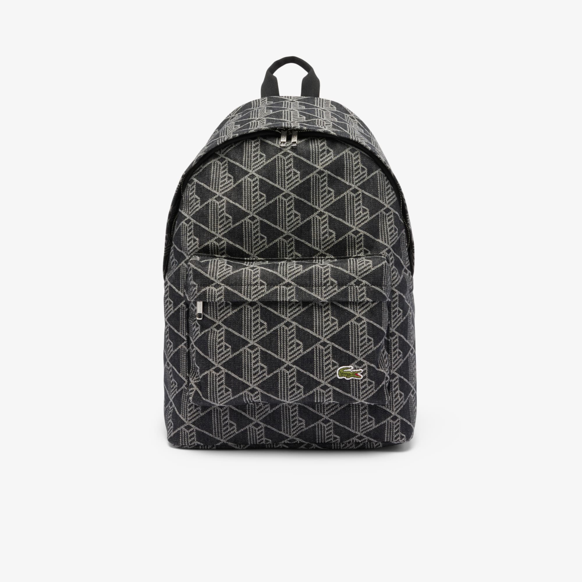 Lacoste Neocroc Motif Backpack - One Size In Gray