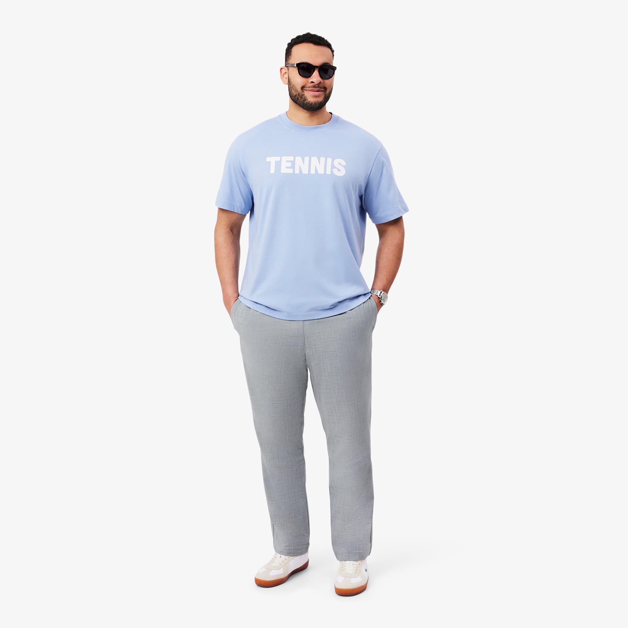 Men's Regular Fit Wool Flannel Chino Pants