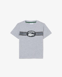 Boys' Monogram Print Cotton T-Shirt