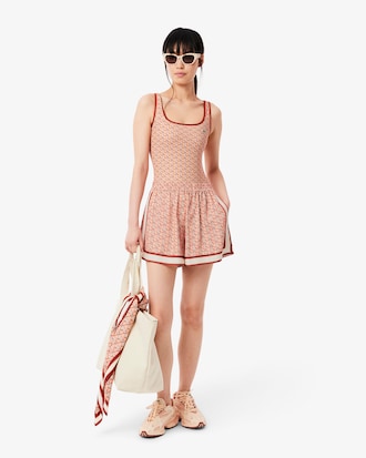 Shorts Con Estampado De Monogramas Para Mujer