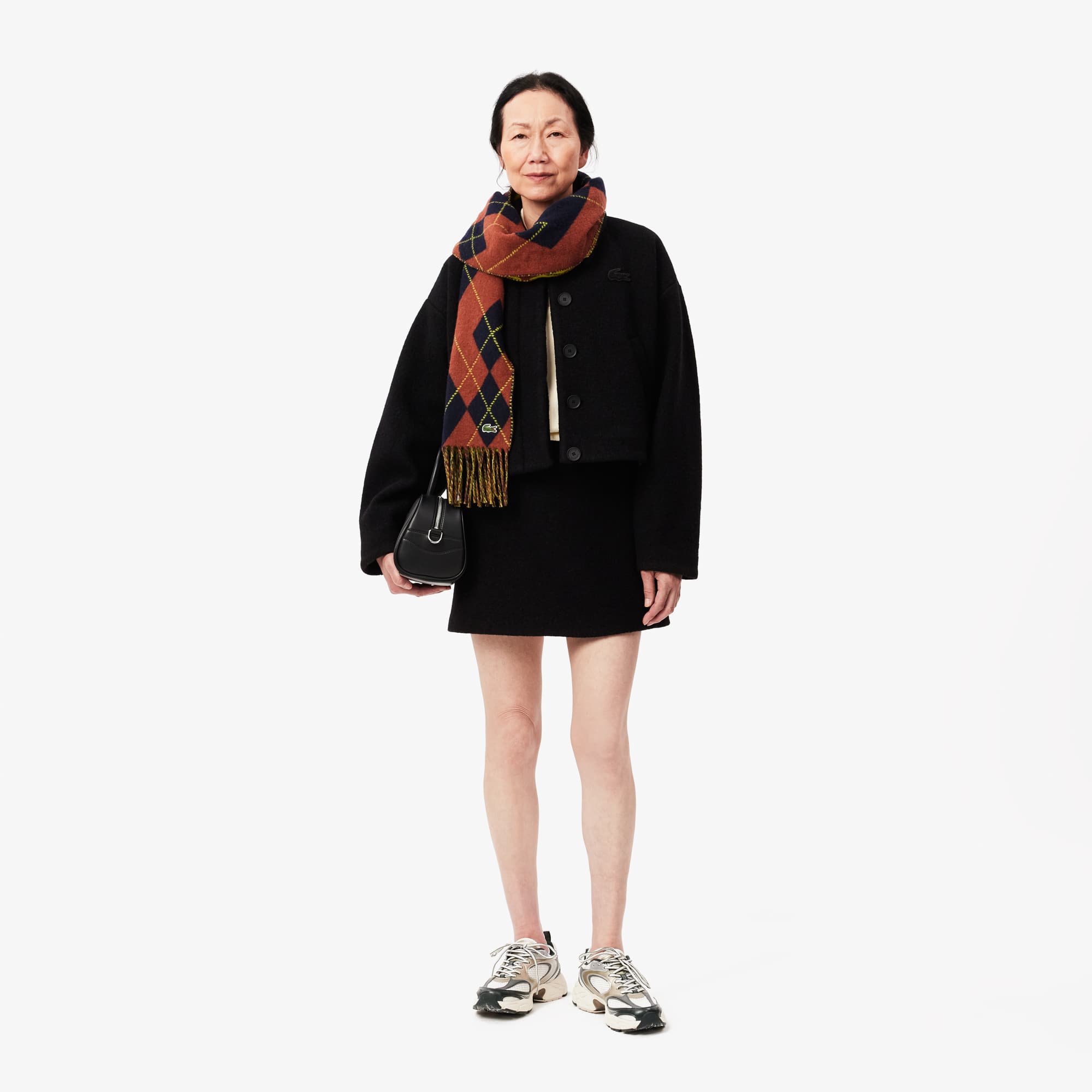 042052● ESSAY OVERSIZED COLLAR LESS COAT OVERSIZED-FIT COLLARLESS BLAZER - BLACK | COS