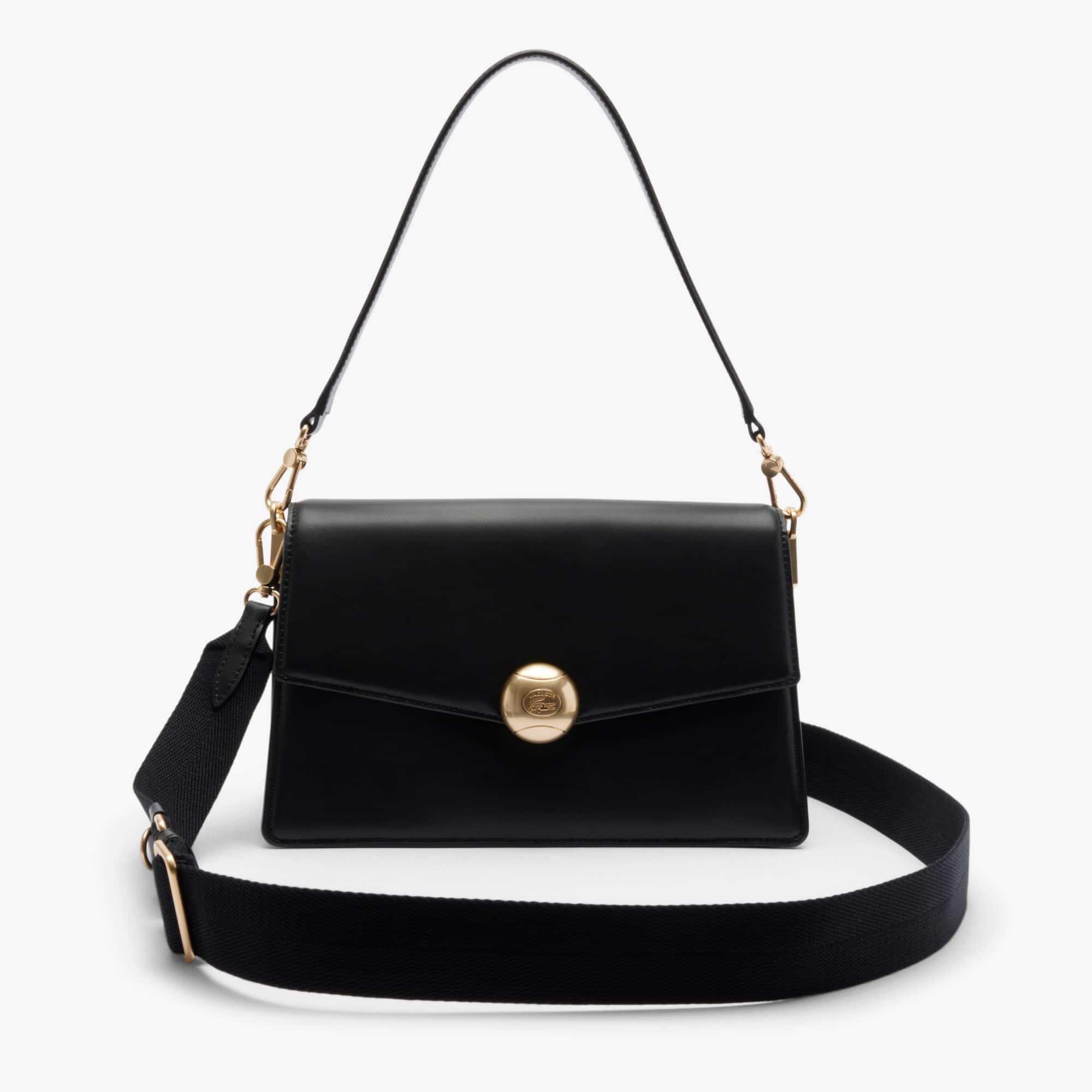 Lacoste Women's Large Tennis Bliss Shoulder Bag - One Size In Black