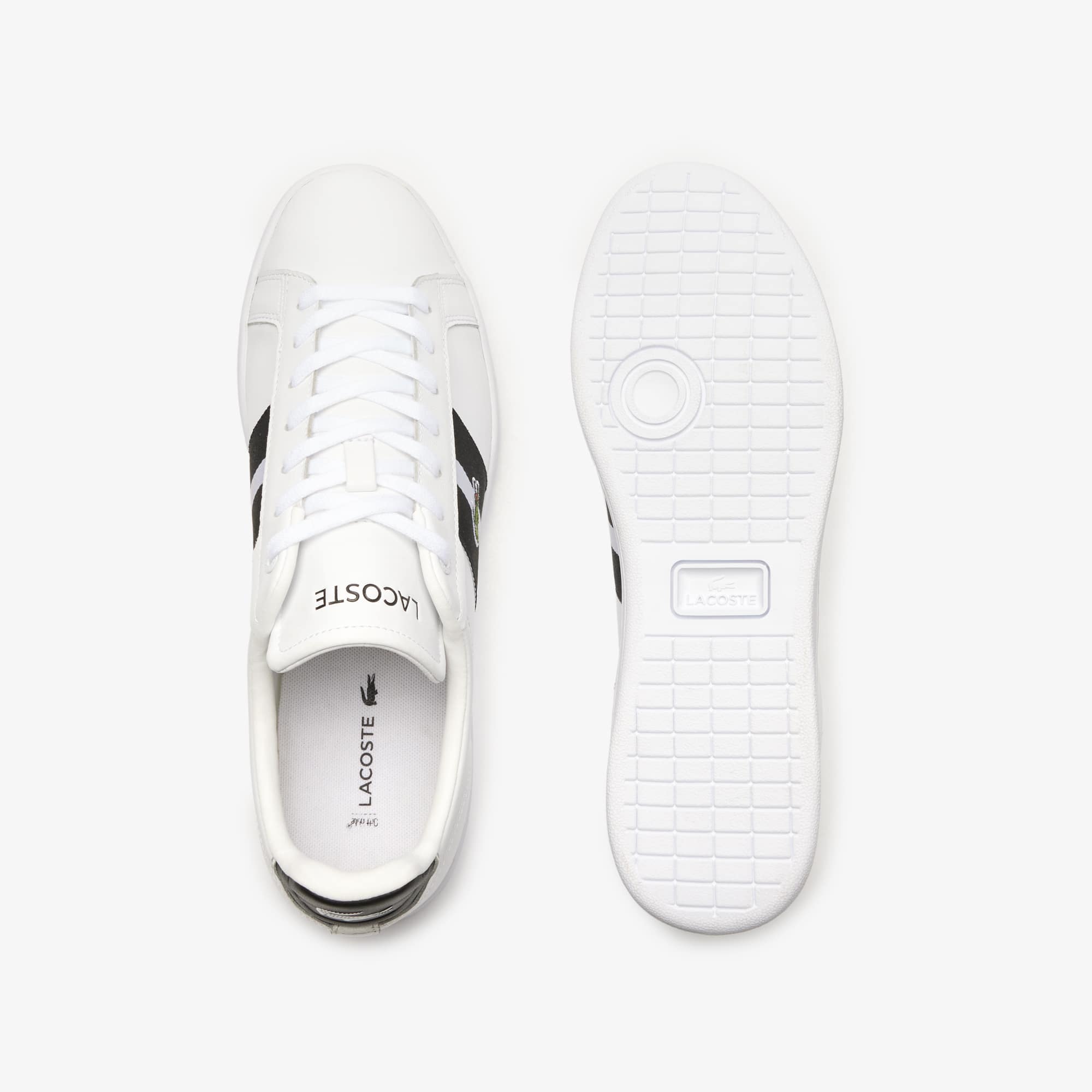 スニーカー LACOSTE Carnaby Pro CGR 7-47SMA0047 Men's Carnaby Pro Tone-on-Tone Leather Sneakers - Sneakers