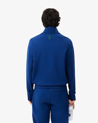 Men's High-Neck Zip-Up Sweatshirt