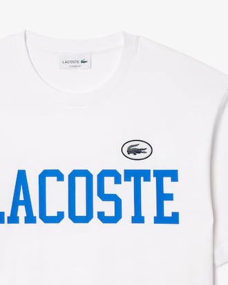 Men's Contrast Badge Cotton T-Shirt