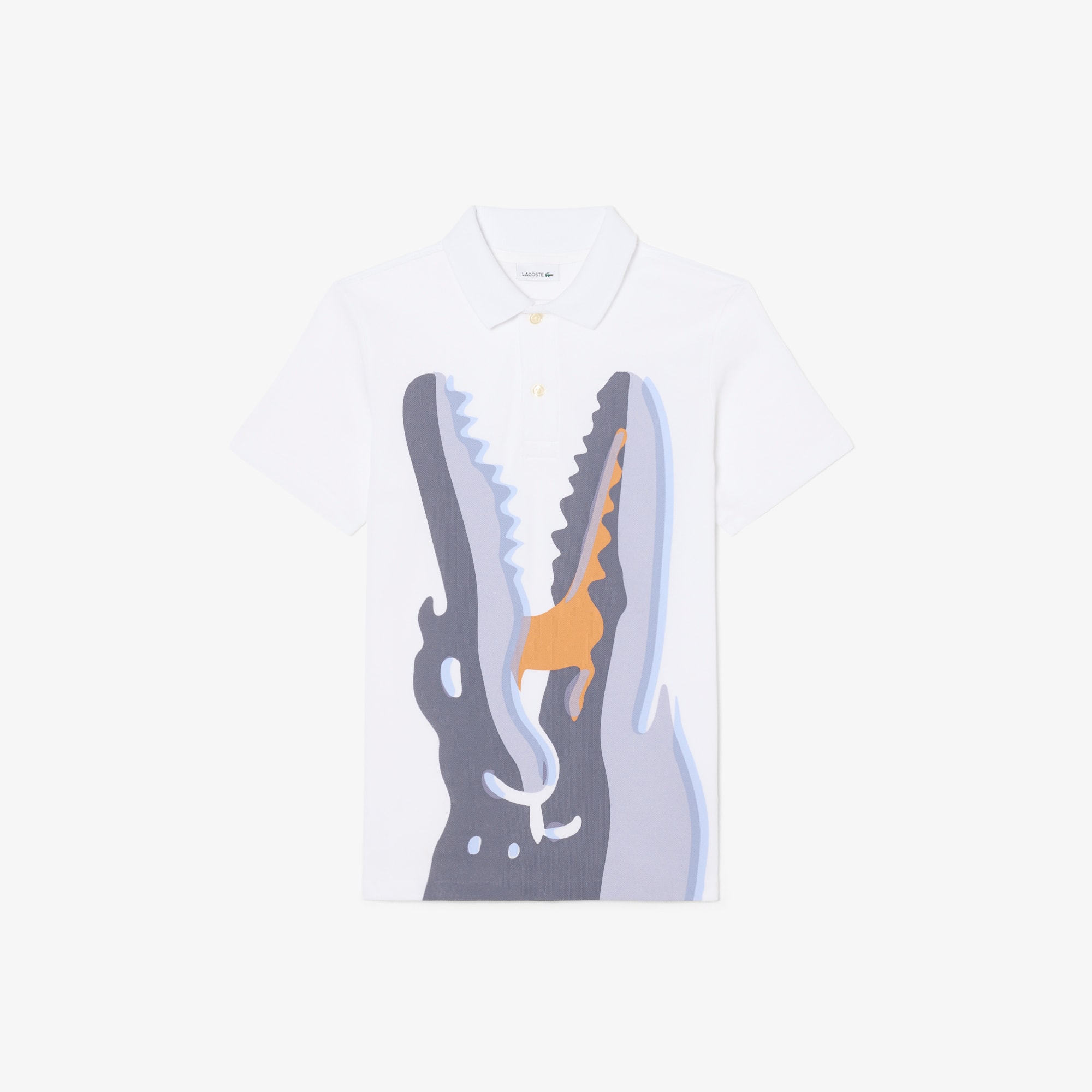 Printed Cotton Polo