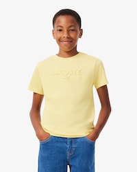 Textured Lacoste Cotton T-Shirt