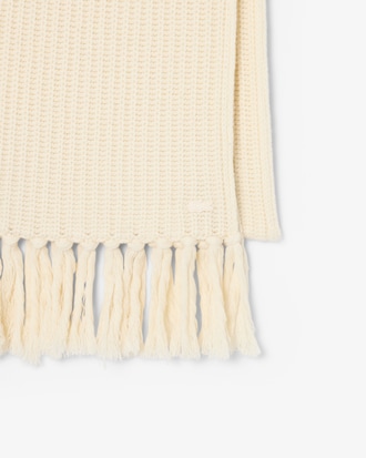 Women's Fringed Wool Scarf