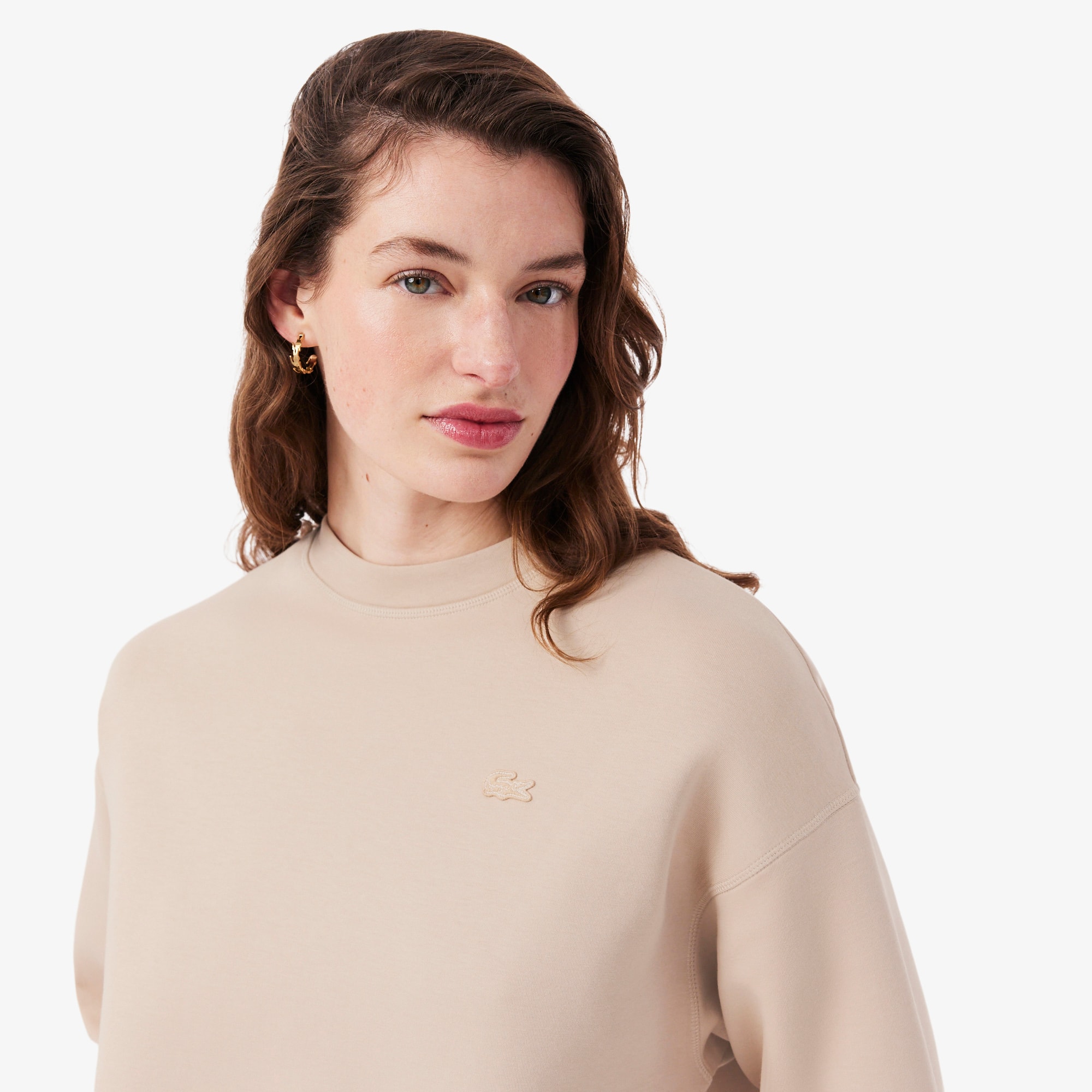 Oversized Double Face Jersey Sweatshirt