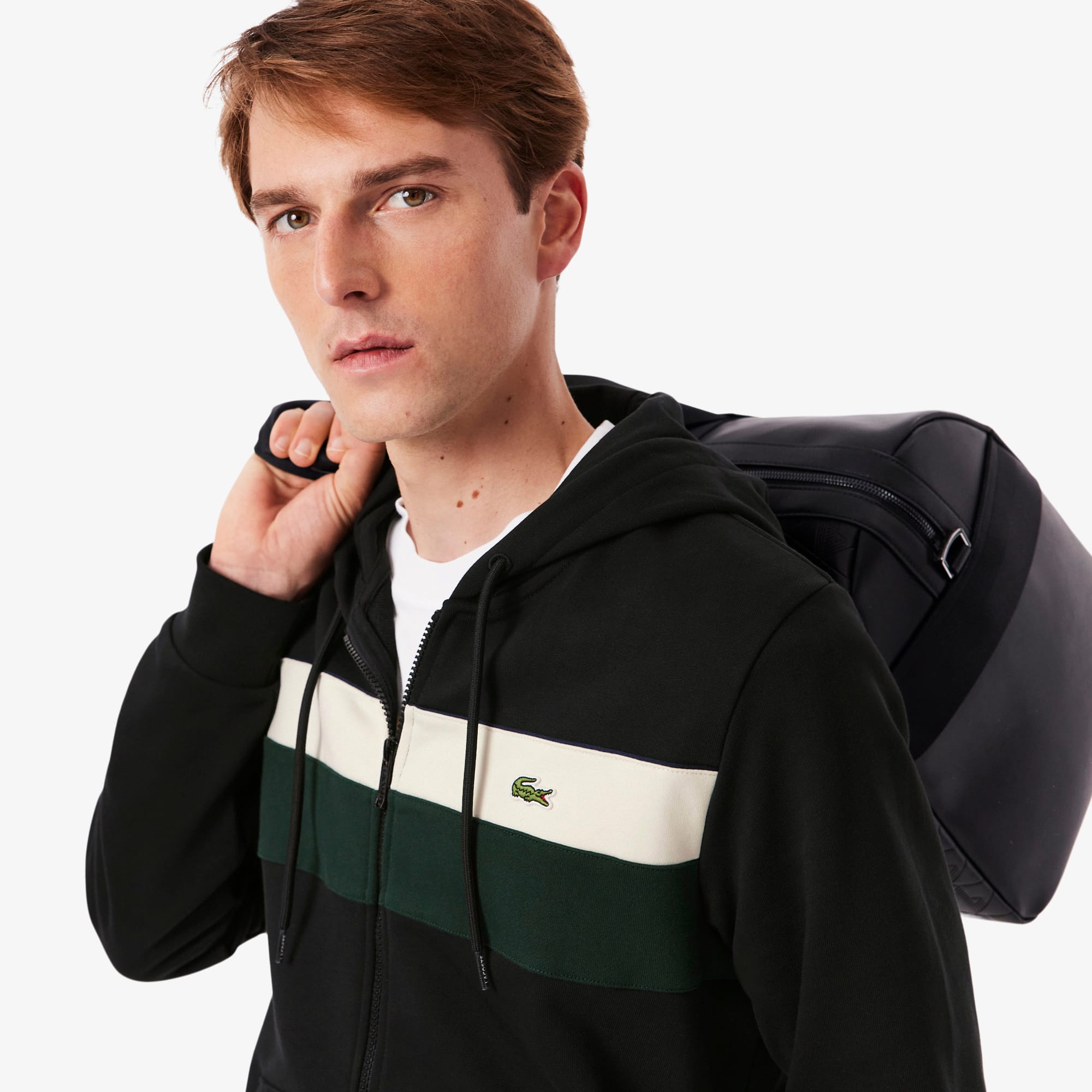 Men's Zip-Up Colorblock Hoodie - Sweaters & Sweatshirts - New In