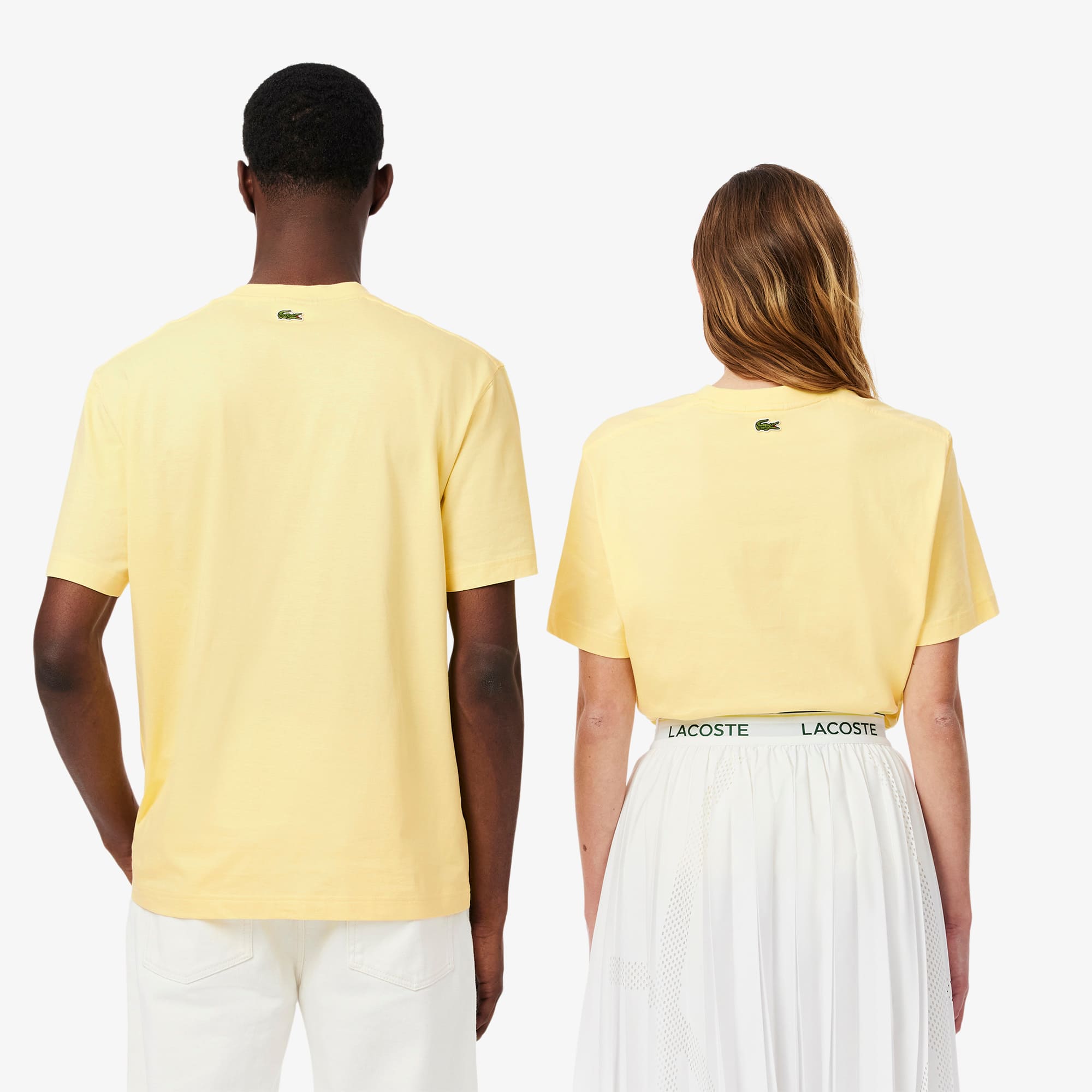 Unisex Signature Print Cotton T-Shirt - T-shirts - New In 2025