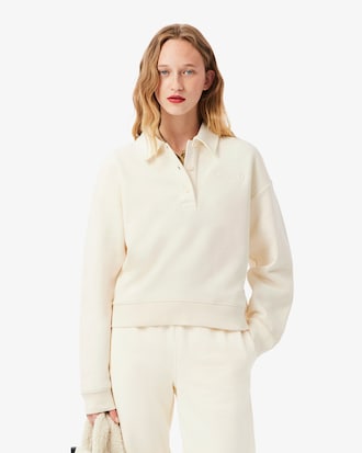 Women's Polo Collar Sweatshirt