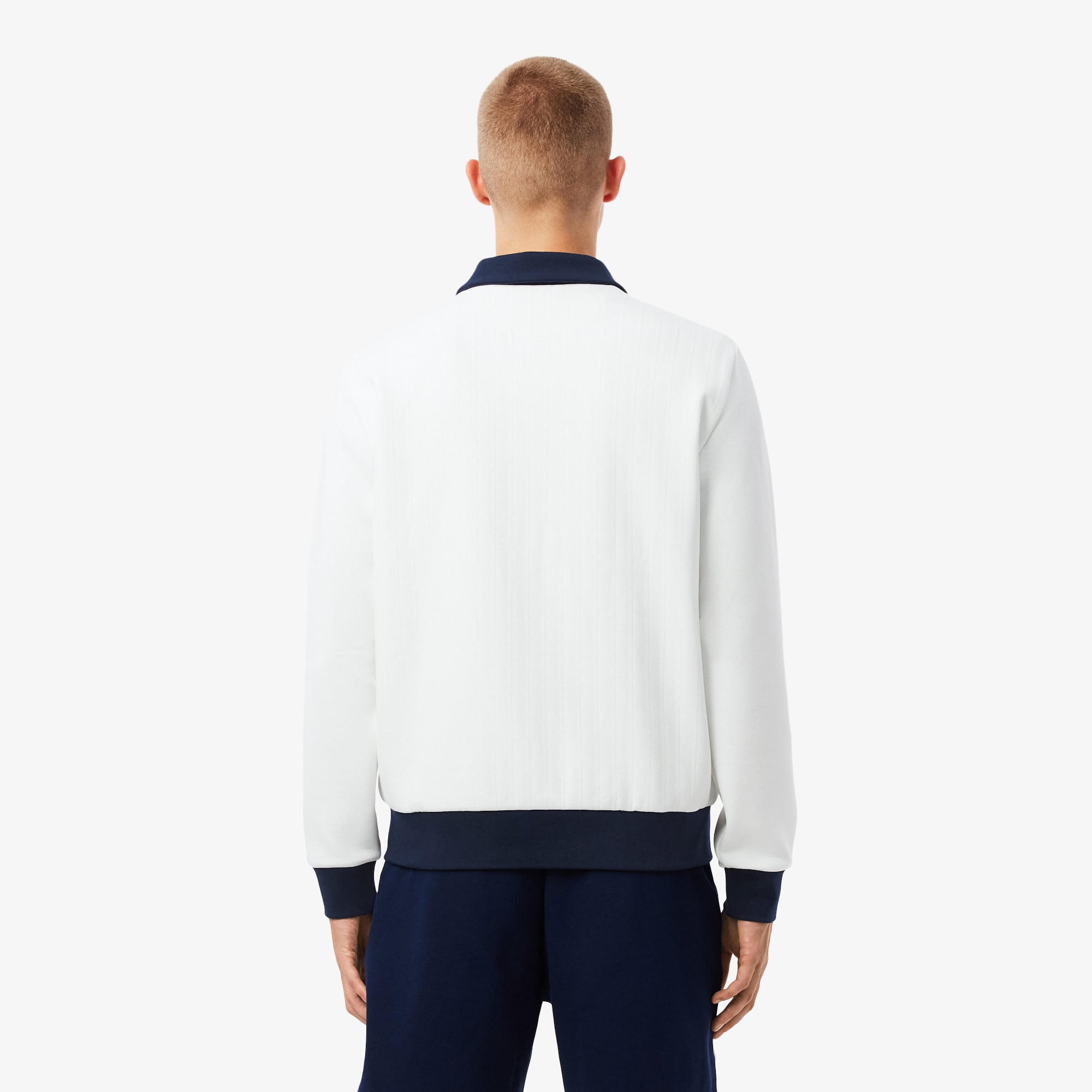 LACOSTE ネイビー ジャケット 54/6 ラコステ LACOSTE 2.5レイヤースイングトップジャケット