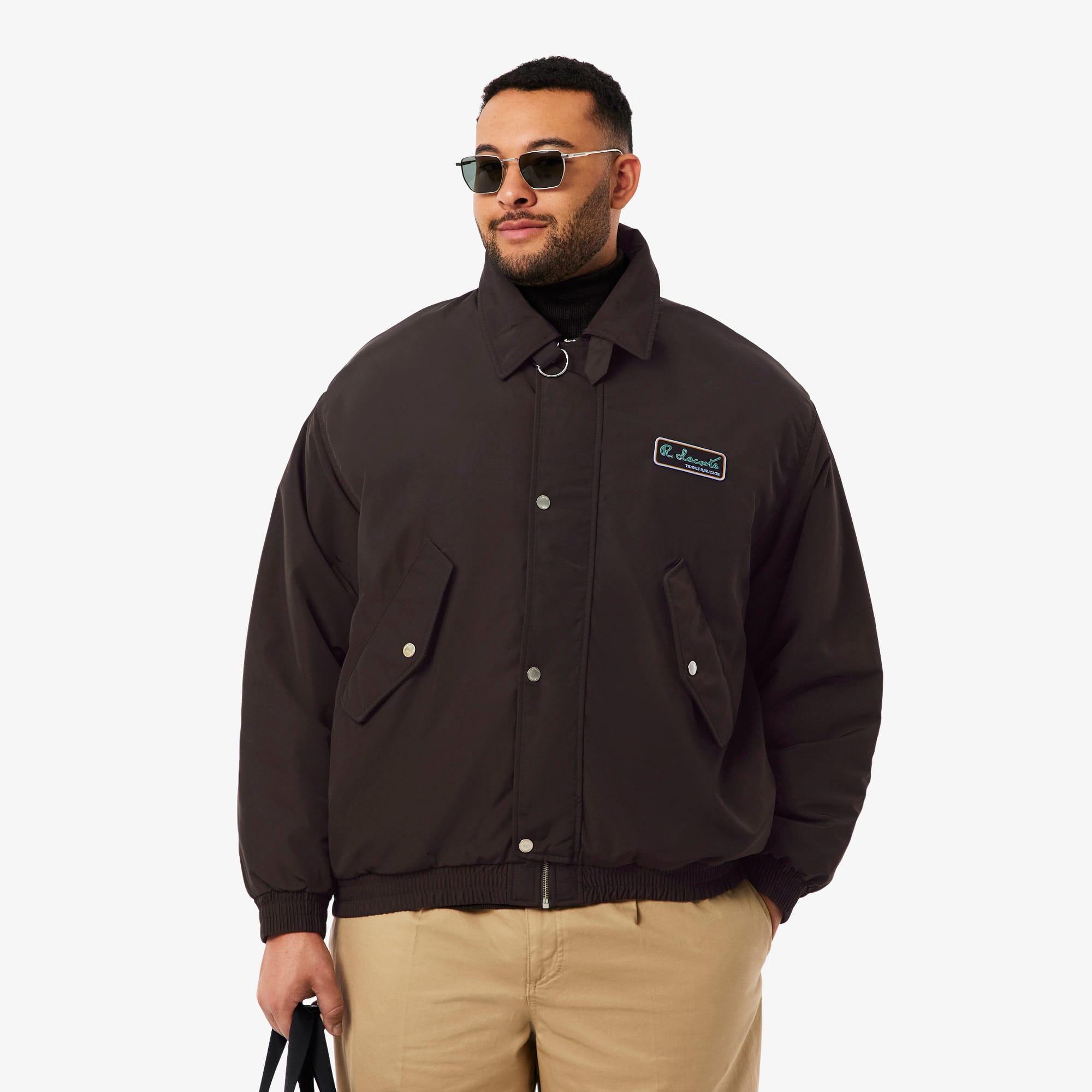 Men's Water-Repellent Aviator Badge Jacket - Jackets & Coats - New