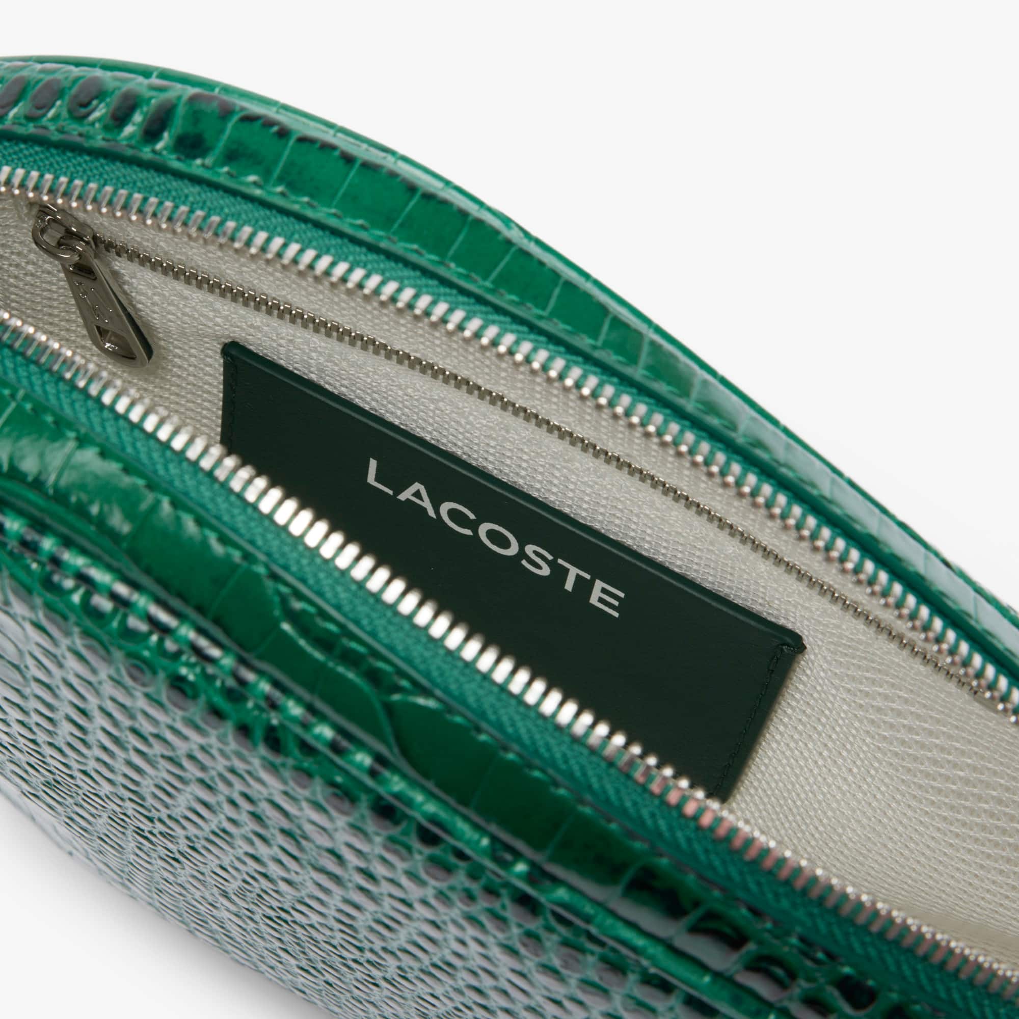 【LACOSTE】 ランウェイ エンボスレザー ラケットバッグ Unisex Runway Embossed Leather Racket Bag - undefined - New