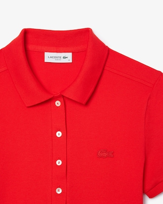 Women's L.12.D Slim Fit Stretch Mini Piqué Polo
