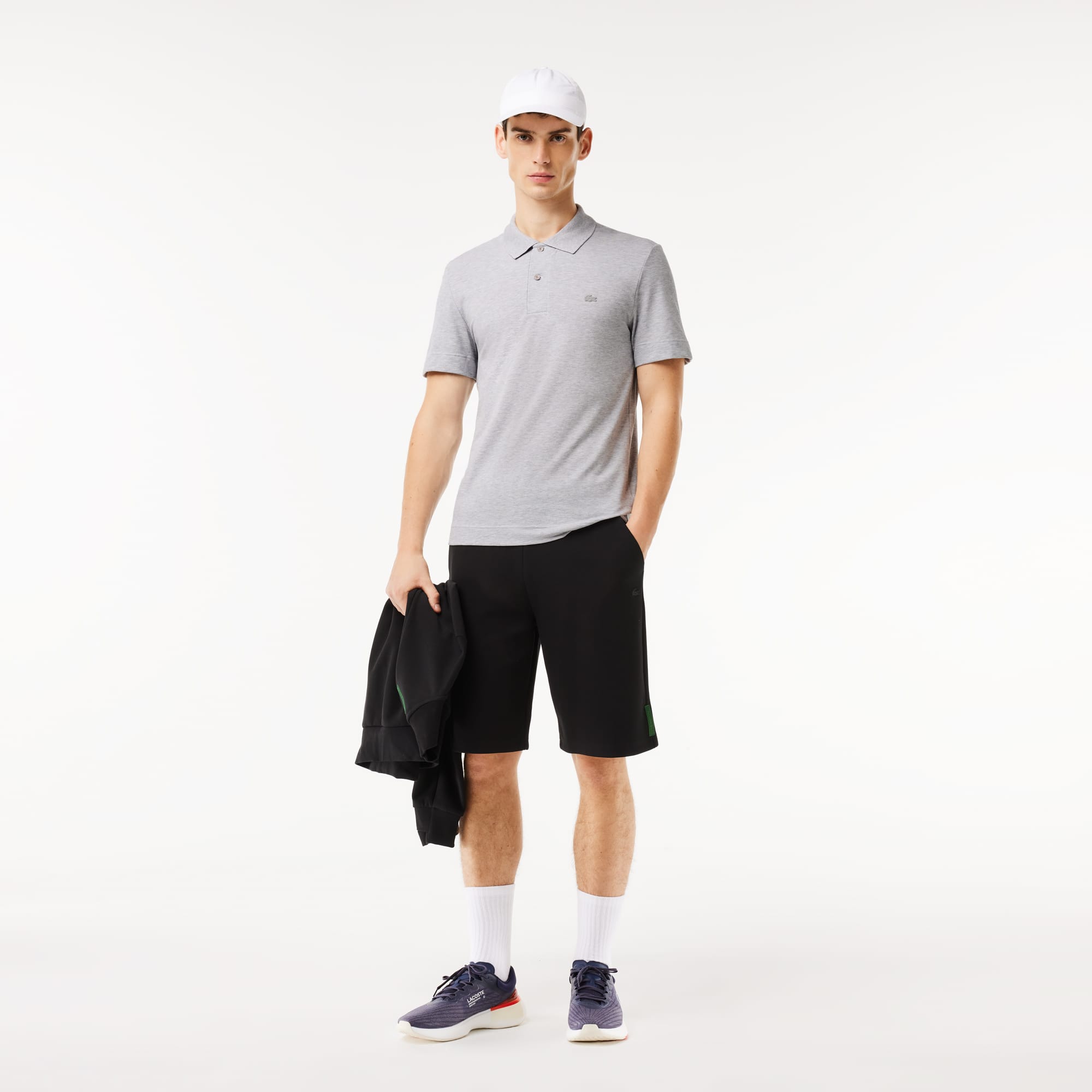 Lacoste クラフィックロコフリツスカト JF83210 I6V Men's Regular Fit Lacoste Movement Piqué Polo - Polo Shirts