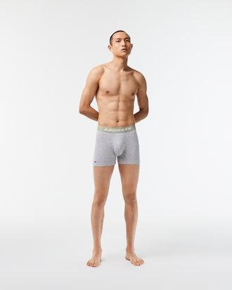 Men's Logo Print Jersey Boxer Briefs 3-Pack