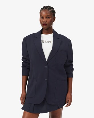 Fluid Piqu&eacute; Blazer