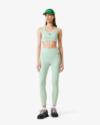 Women's Lacoste x Bandier Ribbed Sports Bra