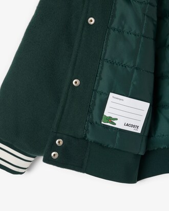 Crocodile Badge Bomber Jacket