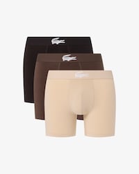 Lot de 3 boxers longs jersey stretch