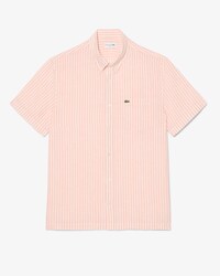Men's Regular Fit Short Sleeve Linen Shirt