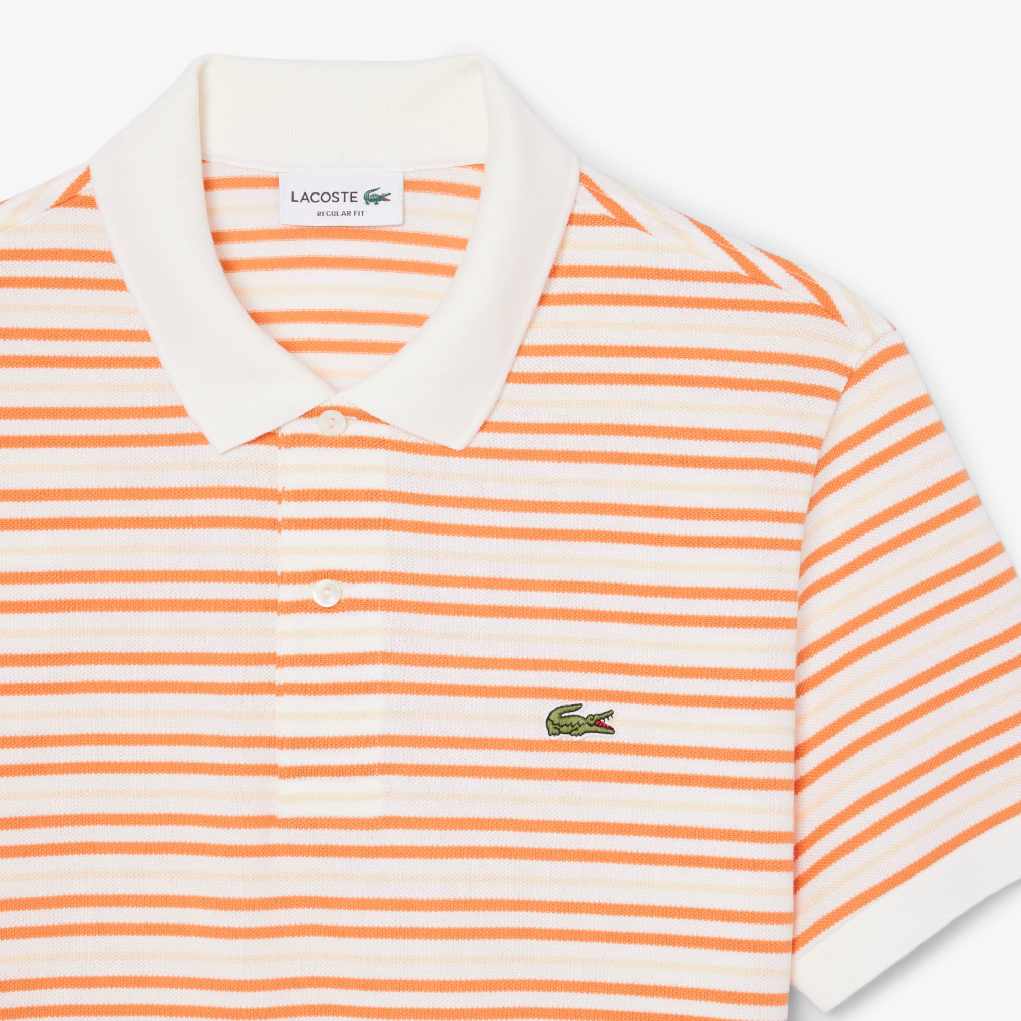 Classic Fit Striped Petit Piqué Polo - Polo Shirts - New In 2026