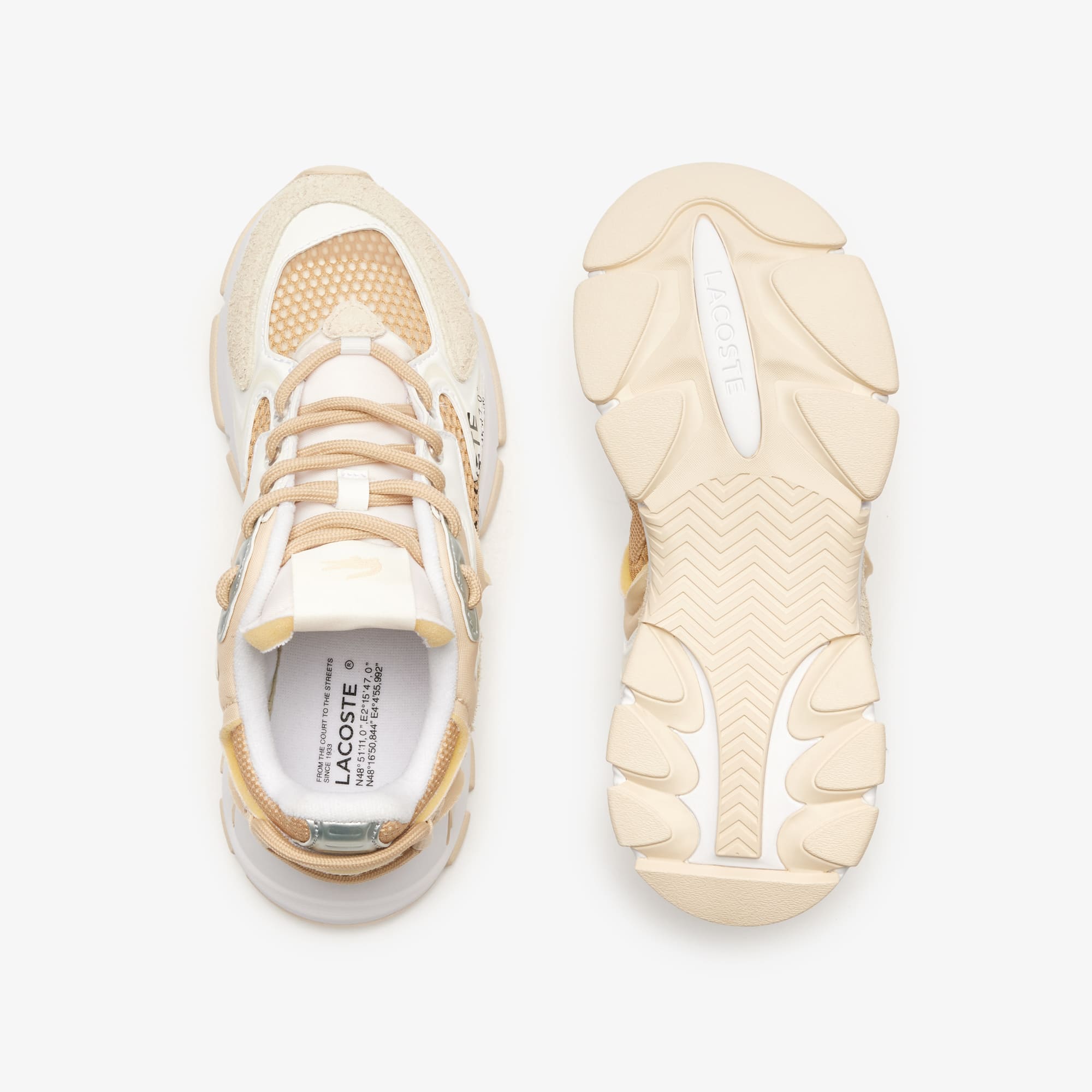 Amazon.com | Lacoste Women's L003 Neo Tech Sneaker, Natural
