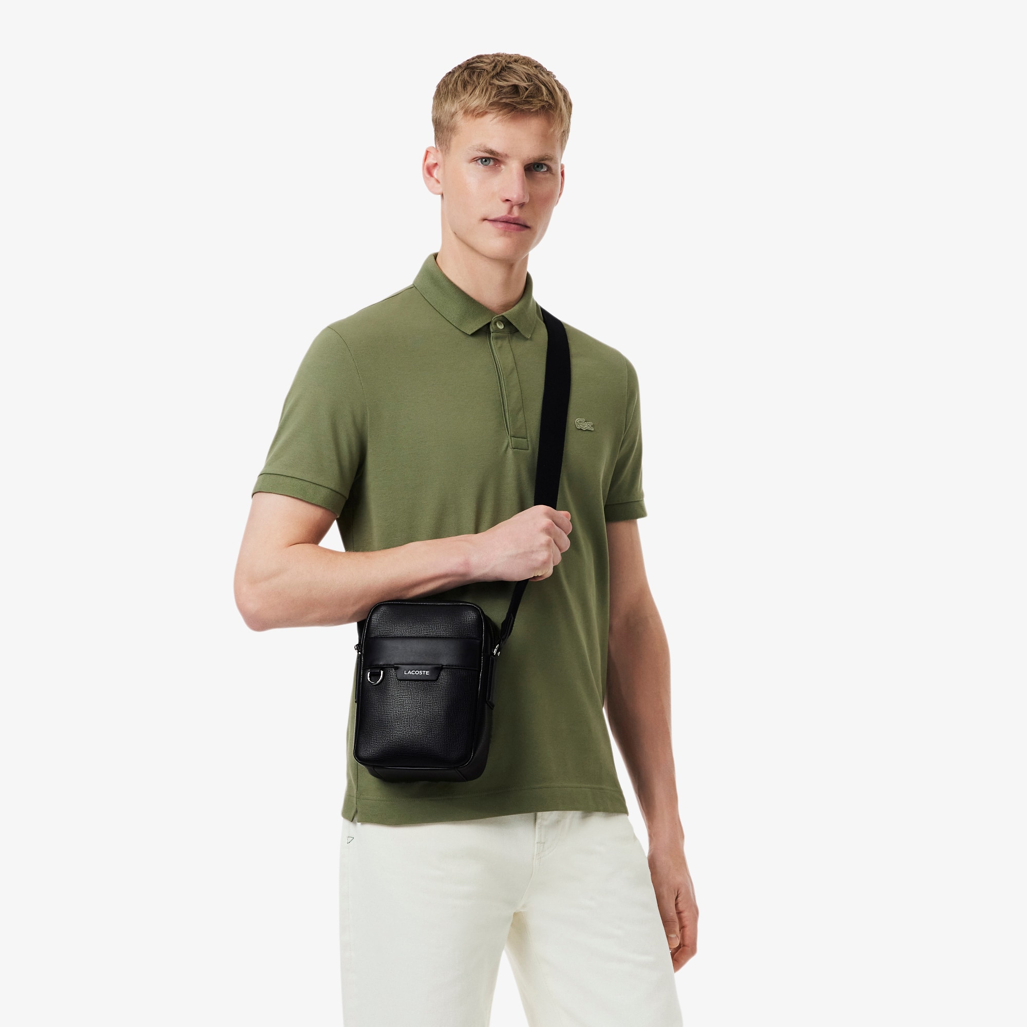 Ossian Leather Satchel - Bags - New In 2026 | Lacoste